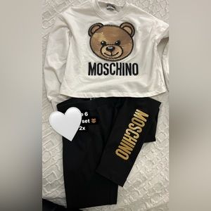 Girls Moschino size 6 set. Used 2x